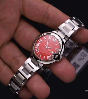 Đồng hồ Cartier Ballon Bleu Red Dial Special Edition for China