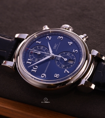 Đồng hồ IWC Da Vinci Chronograph Blue Dial
