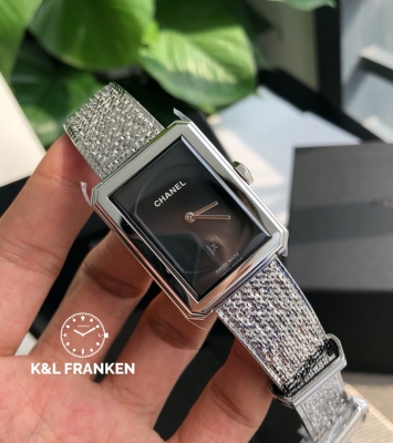 Đồng hồ Chanel Boyfriend Black Dial Ladies Watch