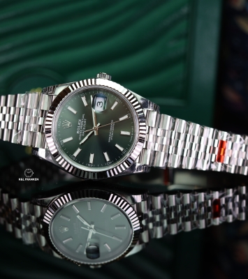 Đồng hồ Rolex Datejust Green Index Dial 2022