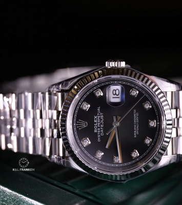 Đồng hồ Rolex Datejust 36mm Black Diamond Dial