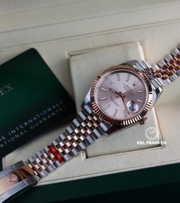 Đồng hồ Rolex Datejust 41 Rose Gold