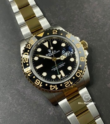 Đồng hồ Rolex GMT Master II Demi Gold